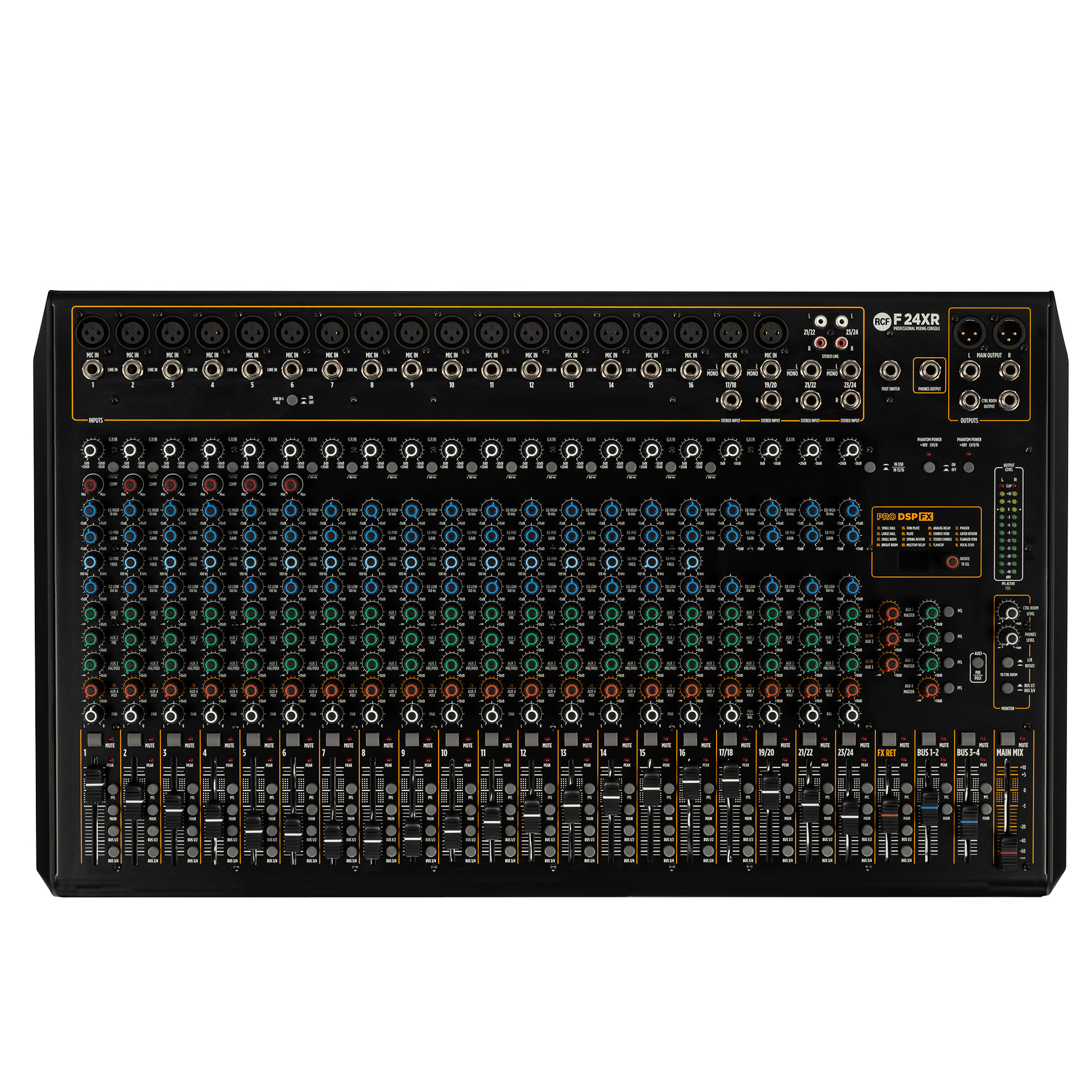RCF F24XR Live Sound Mixer - 18 Mic Inputs