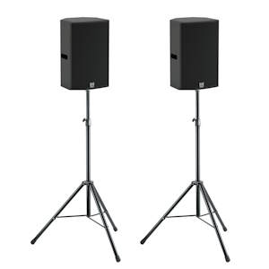 Martin Audio Blackline XP12 Powered Speaker - PAIR WITH STANDS